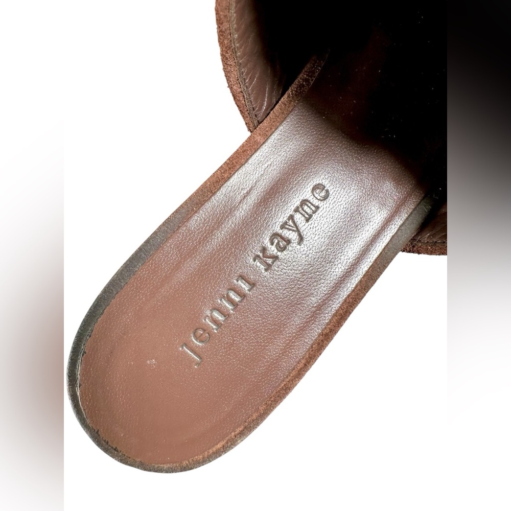 Jenni Kayne Rich Brown Suede Mules US size 8 - Picture 9 of 15